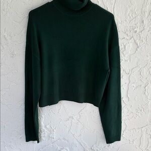 Dynamite Deep Green Turtleneck Sweater